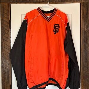 San Francisco Giants Jacket Mens XL Pullover Windbreaker